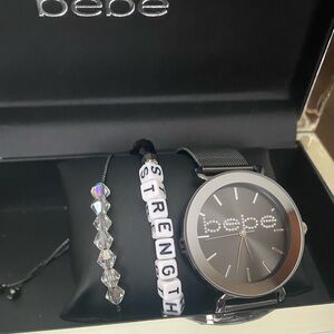 Bebe Watch and 2 bracelets